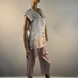 Oscar De La Renta Vintage Pink Label Sleepwear Pajama